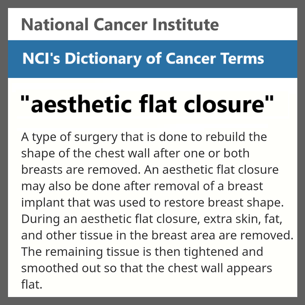 Why I Advocate For 'Aesthetic Flat Closure' - Rethink Breast Cancer