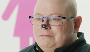 Spencer Stat, transgender breast cancer survivor sharing their experience as an under represented person in breast cancer statistics